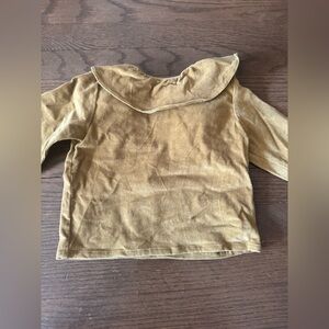 Oeuf Gold Long Sleeve Tee Casual Cotton